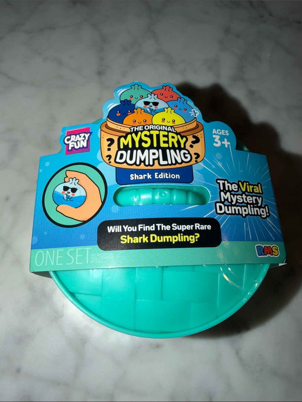 NWT RMS VIRAL The Original Mystery Dumpling Shark Edition - Teal